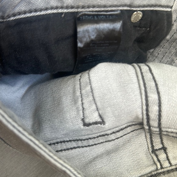 Zadig et Voltaire Gray jeans - Picture 4 of 7